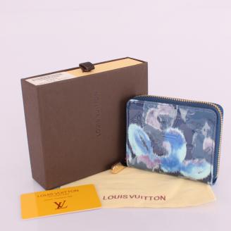  90029 ルイヴィトン コピー 財布モノグラム ブルー 男性女性 ユニセックス 短い財布 代引き口コミ 