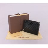  ルイ·ヴィトン Louis Vuitton 専用牛革生地 ブラック M94405 男性女性 ユニセックス 短い財布 