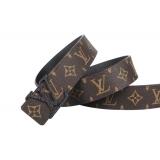  ブラウン M4001 ルイ·ヴィトン Louis Vuitton 男性女性 ユニセックス ベルト 専用牛革生地