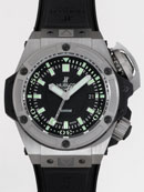 ウブロ HUBLOT キングパワー オーシャノグラフィック4000 731.NX.1190.RX ブラックラバー 世界限定1,000本 ブラックスーパーコピー腕時計