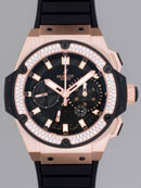 ウブロ HUBLOT キングパワー フドロワイアント 709.OX.1780.RX.1104 スピリットセコンド ブラックカーボスーパーコピーブランド腕時計