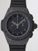 ウブロ HUBLOT キングパワー フドロワイアント オールブラック 715.CI.1110.RX ブラックラバー ブラック腕時計激安代引き