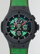 ウブロ HUBLOT アエロバン メキシコ 310.CI.1190.GR.FMF10 グリーン 世界限定250本 ブラック/グリーンケルトンスーパーコピーブランド腕時計