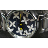 ルイヴィトン   時計黒×白文字盤女性用LV-009