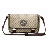  男性 ショルダーバッグ 223661PVC ブラウン GUCCIグッチ Gucci PVC