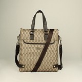 <b> GUCCIグッチ 男性 ハンドバッグ メッセンジャーバッグ 298190PVC Gucci PVC ブラウン</b>