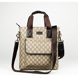  ブラウン Gucci PVC GUCCIグッチ 298503PVC 男性 ハンドバッグ メッセンジャーバッグ