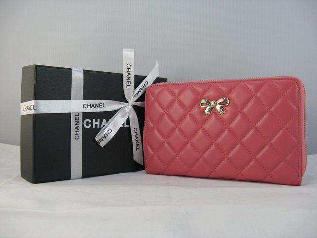 <b> シャネル羊革 37278 CHANELシャネル 女性 長財布 赤い</b>