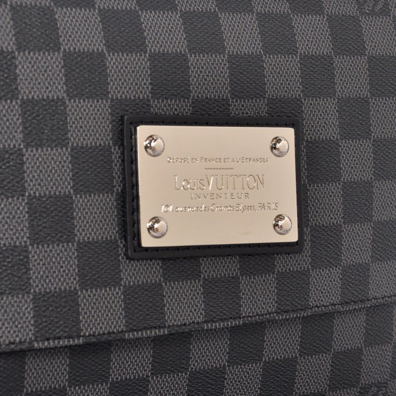  ヴィトンダミエ生地 ルイ·ヴィトン Louis Vuitton N51215 メンズ メッセンジャーバッグ ブラック