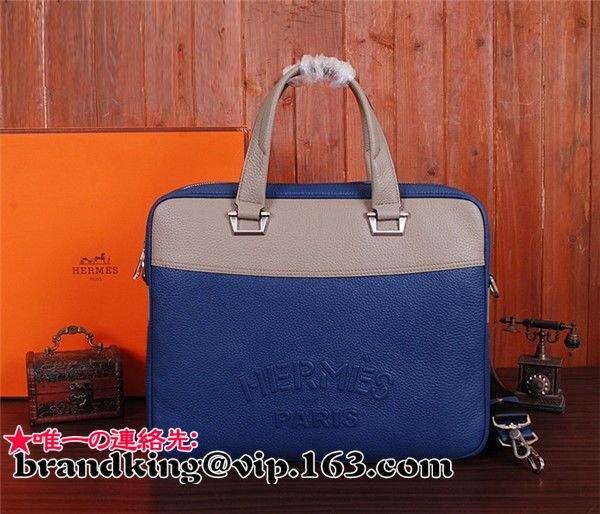 品番：amsymb60エルメス Hermes メンズ ビジネスバッグ　本革　2w