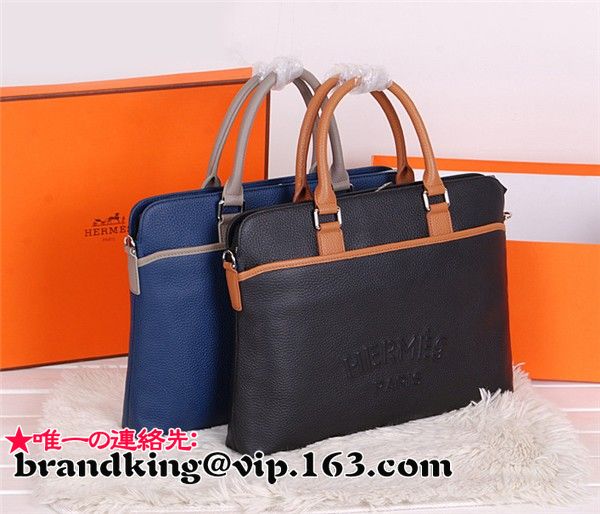 品番：amsymb80エルメス Hermes 本革 2way メンズ ハンドバッグ ト