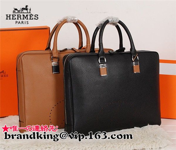 品番：amsymb230エルメス Hermes 本革 2way メンズ ハンドバッグ ト