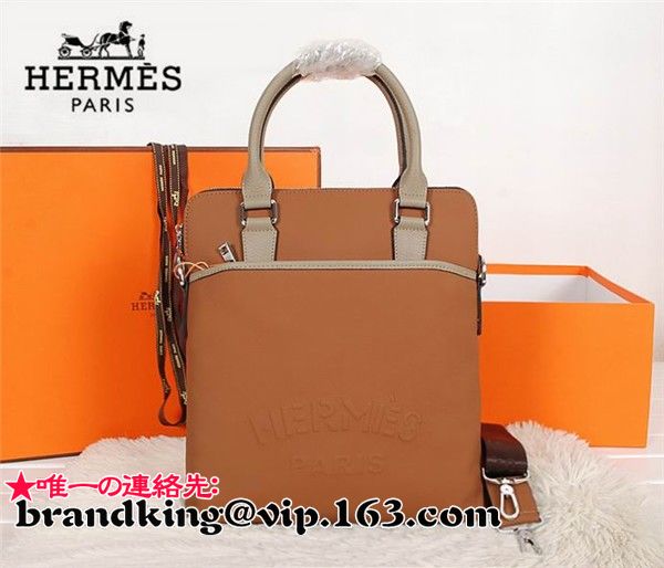 品番：amsymb260エルメス Hermes 本革 2way メンズ ハンドバッグ ト