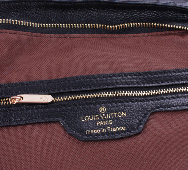 ルイ·ヴィトン Louis Vuitton ヴィトンフルレザー生地 メンズ ハンドバッグ メッセンジャーバッグ ブラック 5804