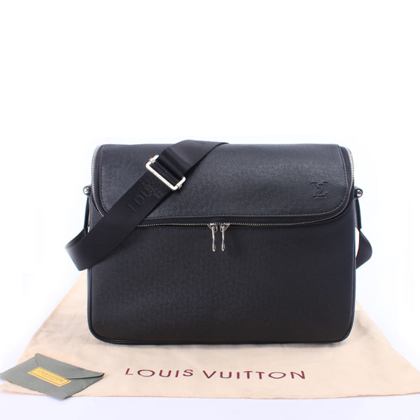  ルイ·ヴィトン Louis Vuitton ブラック ECS005963 エピ・レザー メンズ ショルダーバッグ メッセンジャーバッグ