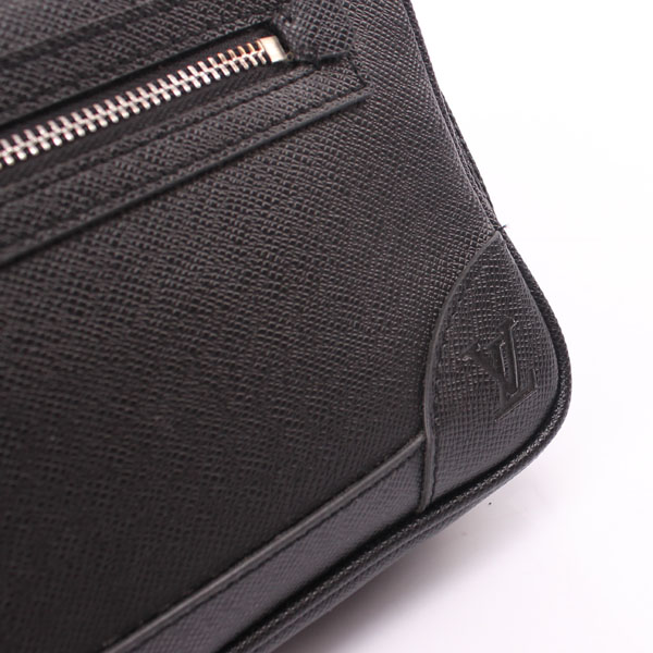  ルイ·ヴィトン Louis Vuitton エピ・レザー ブラック ECS005970 メンズ クラッチバッグ