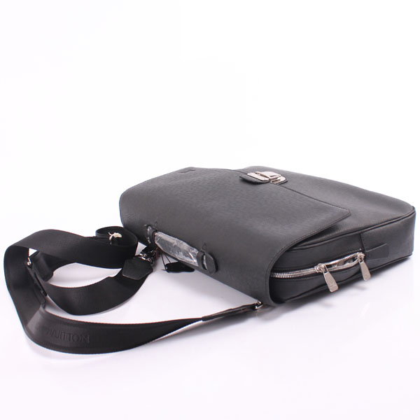  ECS005994 ルイ·ヴィトン Louis Vuitton エピ・レザー ブラック メンズ ハンドバッグ メッセンジャーバッグ