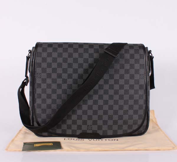  N51213 ルイ·ヴィトン Louis Vuitton ブラック メンズ ハンドバッグ メッセンジャーバッグ ヴィトンダミエ生地