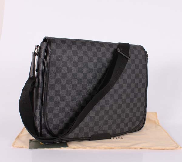  N51213 ルイ·ヴィトン Louis Vuitton ブラック メンズ ハンドバッグ メッセンジャーバッグ ヴィトンダミエ生地