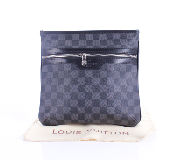  ルイ·ヴィトン Louis Vuitton N58028 ダークグレー ヴィトンダミエ生地 メンズ ショルダーバッグ メッセンジャーバッグ