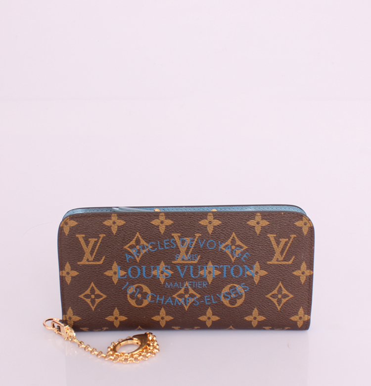  60391 男性女性 ユニセックス 長財布  ルイ·ヴィトン Louis Vuitton ブルー モノグラム