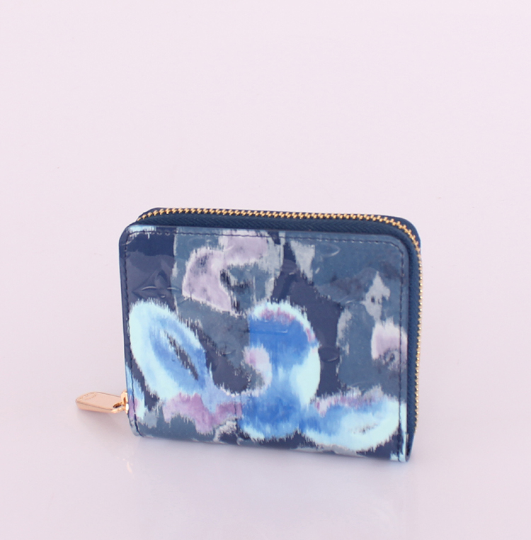 90029 ルイ·ヴィトン Louis Vuitton モノグラム ブルー 男性女性 ユニセックス 短い財布 