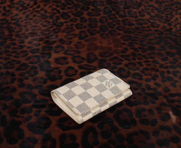  ルイ·ヴィトン Louis Vuitton 白い ダミエ N62920 女性 カード財布