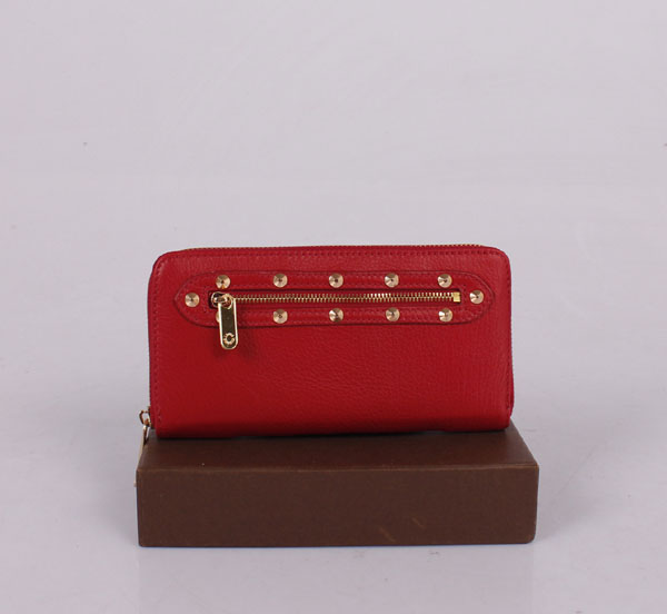  ルイ·ヴィトン Louis Vuitton 男性女性 ユニセックス 長財布 専用牛革生地 M95871 赤い
