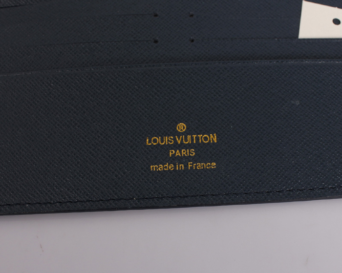  ブルー N63155 ルイ·ヴィトン Louis Vuitton 男性女性 ユニセックス 長財布  ダミエ