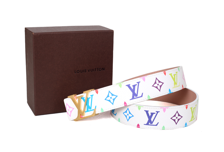  女性 ベルト 白い M561 モノグラム ルイ·ヴィトン Louis Vuitton