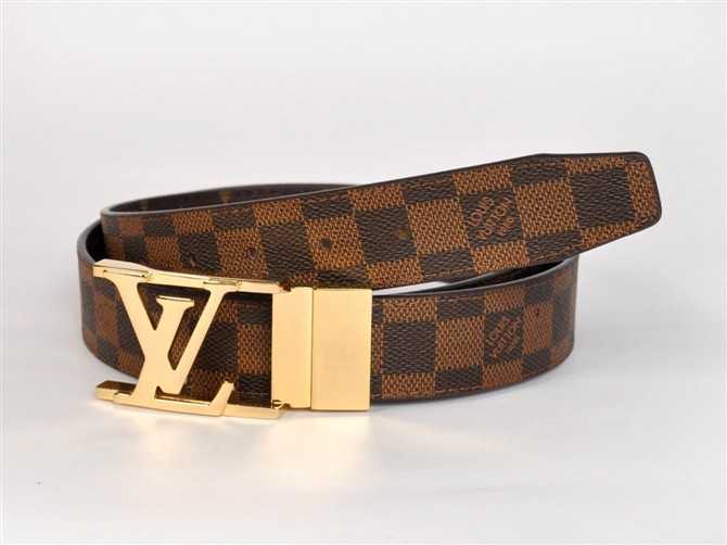  ルイ·ヴィトン Louis Vuitton ブラウン 専用牛革生地 N4002 男性女性 ユニセックス ベルト