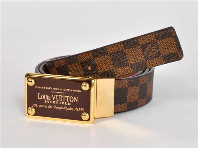  ルイ·ヴィトン Louis Vuitton N1004 専用牛革生地 男性女性 ユニセックス ベルト ブラウン