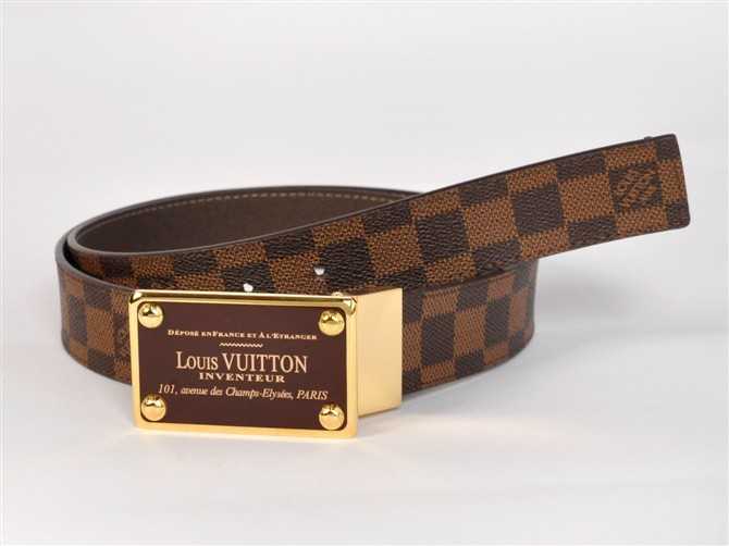  ブラウン 男性女性 ユニセックス ベルト 専用牛革生地 ルイ·ヴィトン Louis Vuitton N1004