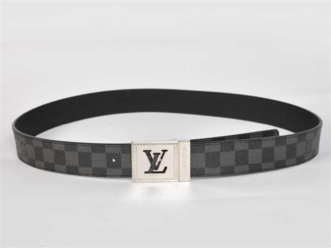  ブラック N1008 男性女性 ユニセックス ベルト ルイ·ヴィトン Louis Vuitton 専用牛革生地