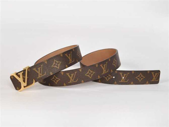  ルイ·ヴィトン Louis Vuitton M4001 男性女性 ユニセックス ベルト 専用牛革生地 ブラウン