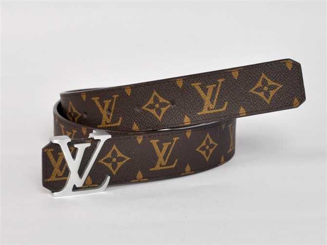  ブラウン M4001 ルイ·ヴィトン Louis Vuitton 専用牛革生地 男性女性 ユニセックス ベルト