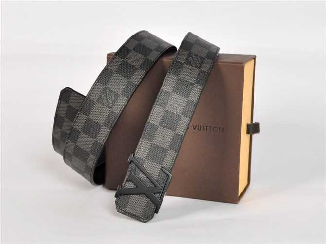  専用牛革生地 ブラック N4001 ルイ·ヴィトン Louis Vuitton 男性女性 ユニセックス ベルト
