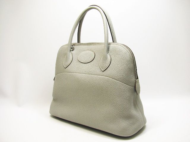 エルメス  新品ボリード31トゴグレーパール（金具シルバー）2106800026191