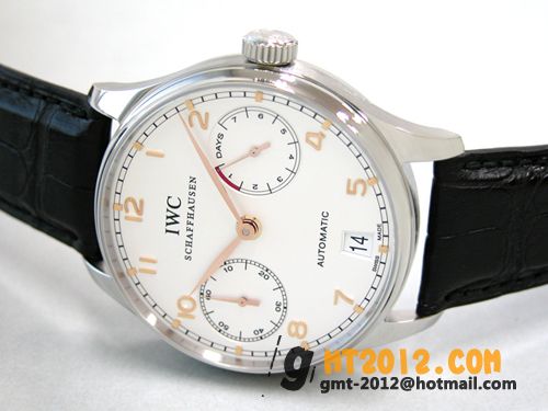 IWCスーパーコピー ポルトギーゼ IW500114 7DAYS ホワイト自動巻