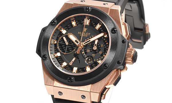 HUBLOT キングパワー パワーリザーブ ゴールド 709.OM.1780.RXレプリカ腕時計販売