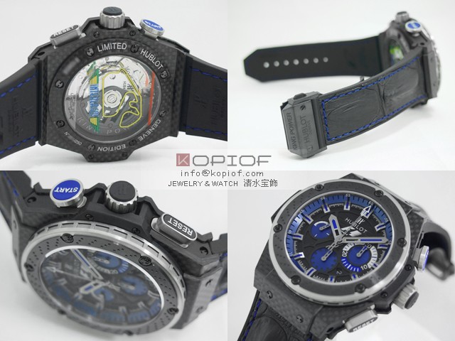 ウブロ HUBLOT キングパワー　F1 703.QM.1129.HR.FIL11 インテルラゴス　世界限定250本 ブラック/ブルーコピー最高品質激安販売