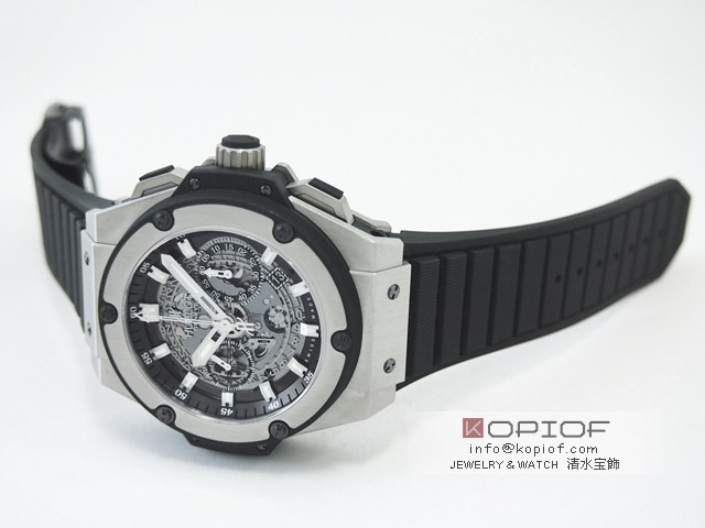 ウブロ HUBLOT キングパワー　ウニコ　チタニウム 701.NX.0170.RX グレースケルトン最高品質ロレックス偽物時計