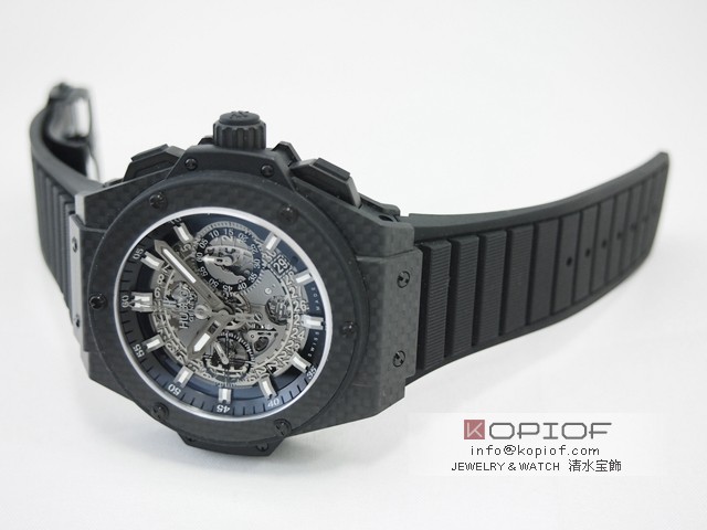 ウブロ HUBLOT キングパワー　ウニコ　オールカーボン 701.QX.0140.RX グレースケルトンスーパーコピーブランド時計代引き