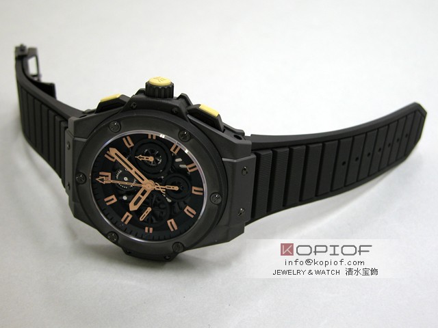 ウブロ HUBLOT キングパワー バルハーバー 710.CI.1190.GR.BHM10 世界限定25本 ブラックスケルトンスーパーコピーブランド腕時計