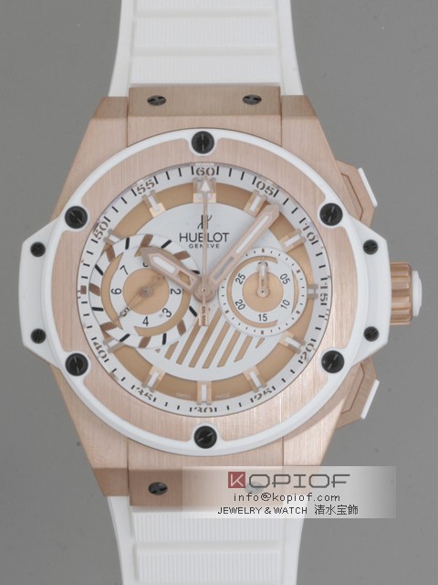 ウブロ HUBLOT キングパワー フドロワイアント 715.OE.2118.RX 世界限定100本 ホワイト格安コピー