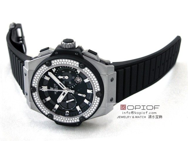 ウブロ HUBLOT キングパワー フドロワイアント ジルコニウム 709.X.1770.RX.1104 スピリットセコンドブラックカーボンコピー腕時計代引き