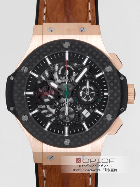 ウブロ HUBLOT ビッグ・バン　アエロバン 311.PQ.1129.HR.MEX11 スクーデリア・ロドリゲス　世界限定75本 ブラックスケルトン格安コピー