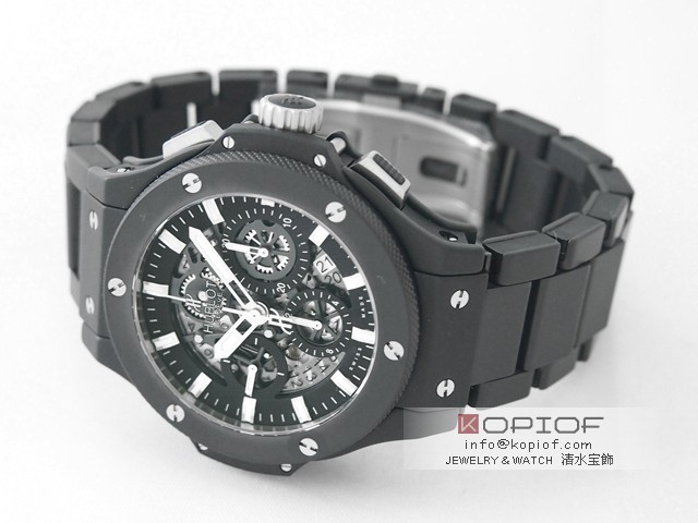 ウブロ HUBLOT ビッグ・バン アエロバン 311.CI.1170.CI ブラックマジック ブレス ブラックスケルトンスーパーコピーブランド腕時計