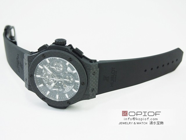 ウブロ HUBLOT ビッグ・バン アエロバン 311.QX.1124.RX カーボン ブラックスケルトンスーパーコピーブランド時計代引き