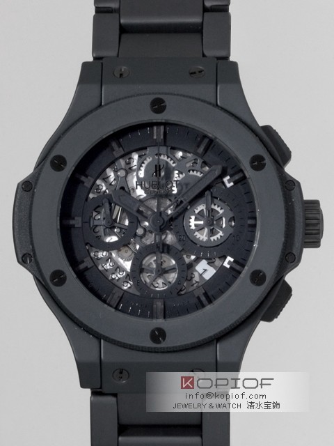 ウブロ HUBLOT ビッグ・バン アエロバン 311.CI.1110.CI オールブラックII 世界限定500本 ブラックスケルトンレプリカ時計販売